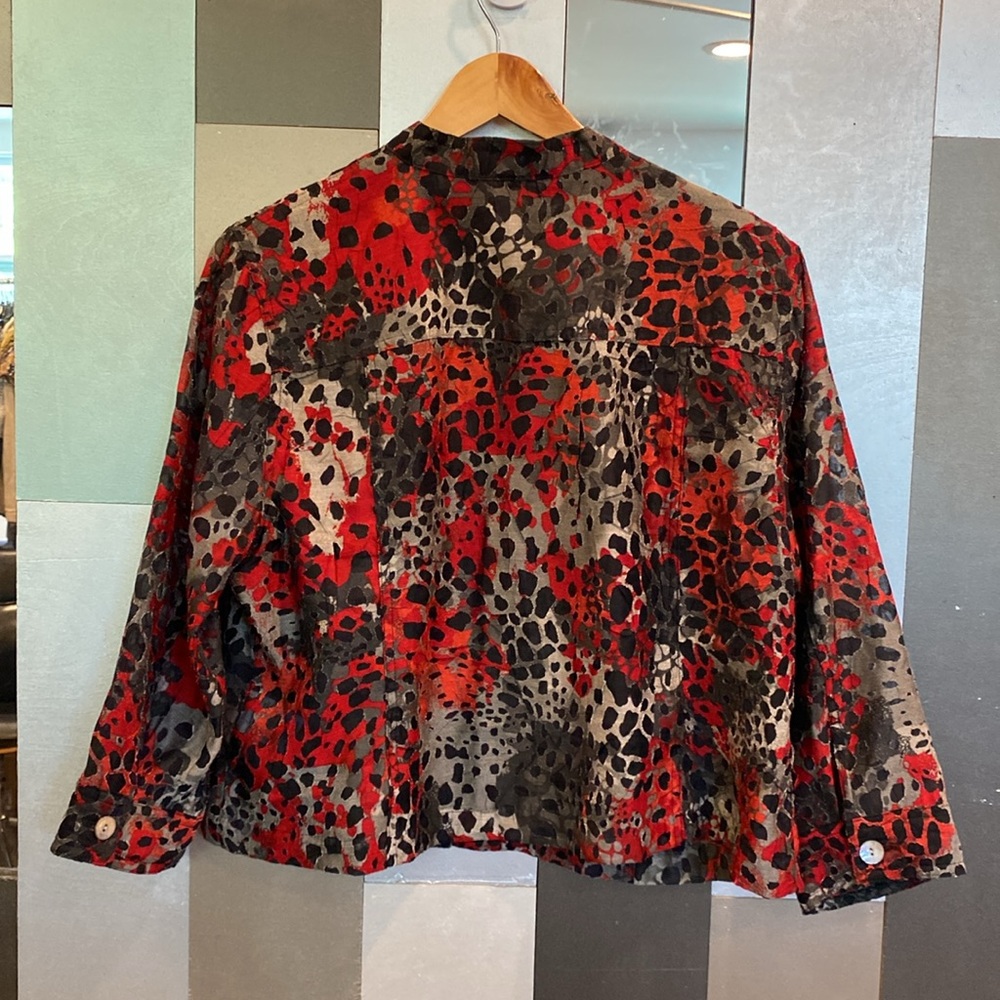 Ruby Rd. Women's Stylish Red And Black Leopard Pr… - image 3